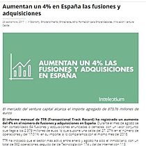 Aumentan un 4% en Espaa las fusiones y adquisiciones